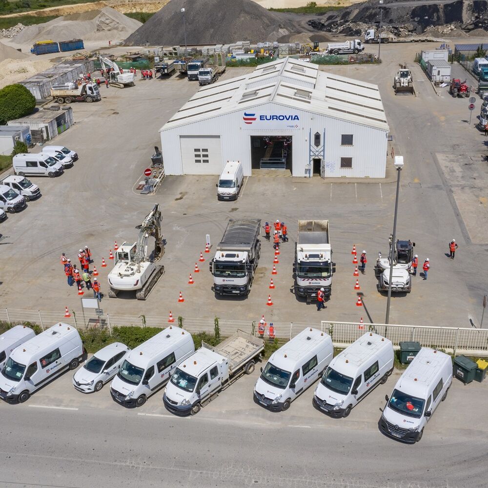 Atelier de l'agence Eurovia de Bourges