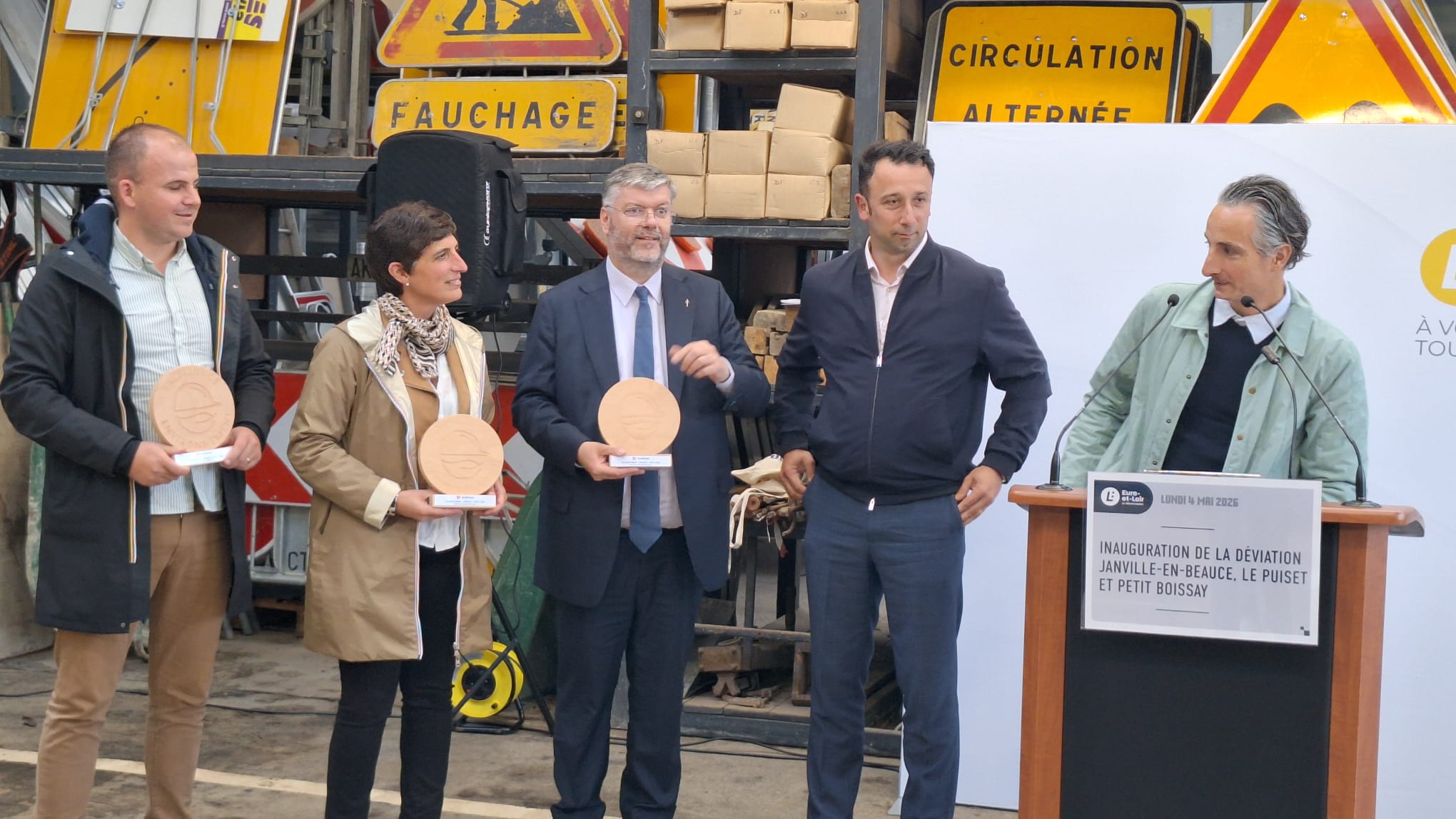 Une déviation qui améliore la mobilité tout en valorisant l’économie circulaire à Janville-en-Beauce