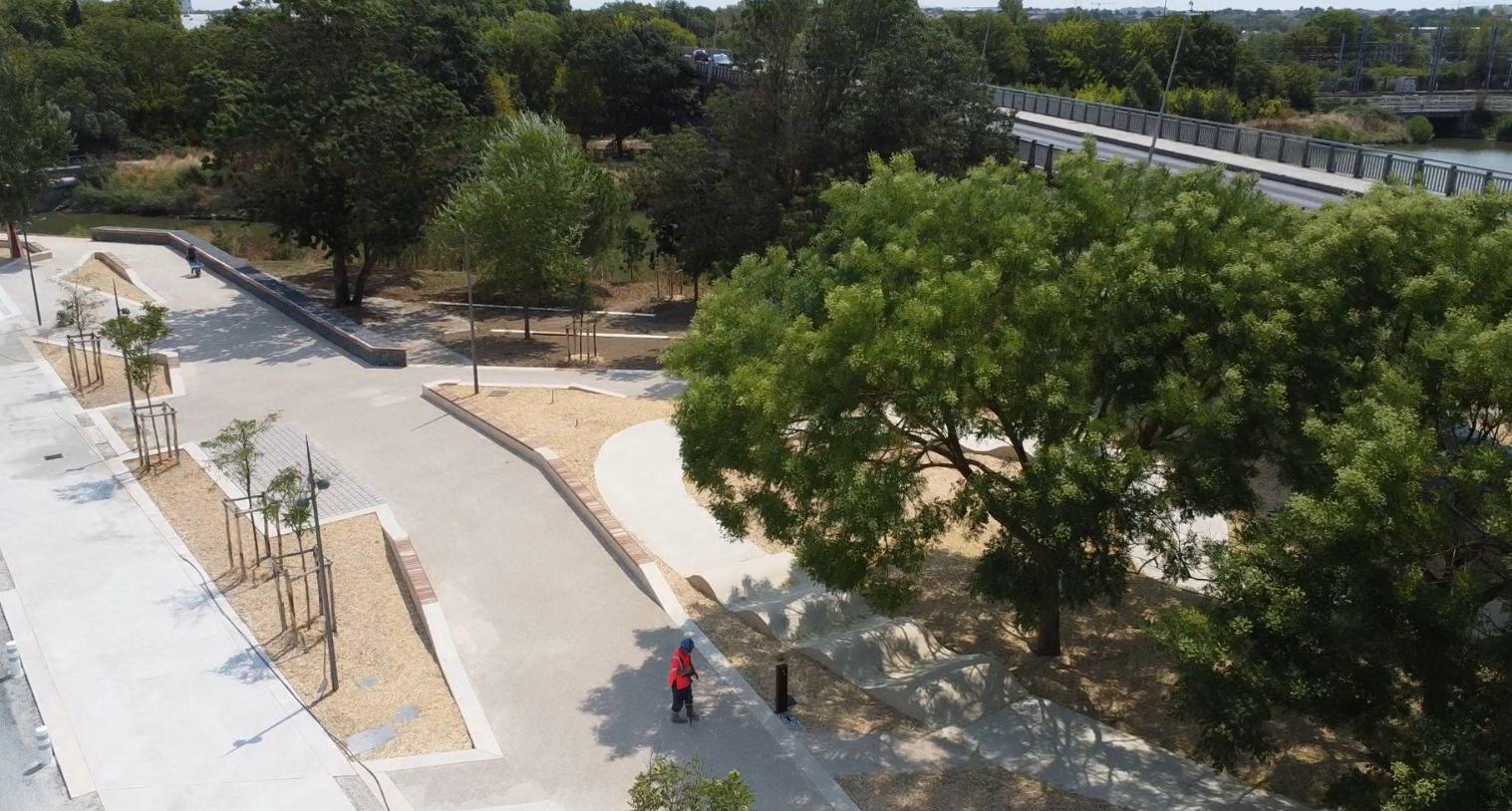 À La Rochelle, le parc Joffre fait la part belle aux mobilités douces