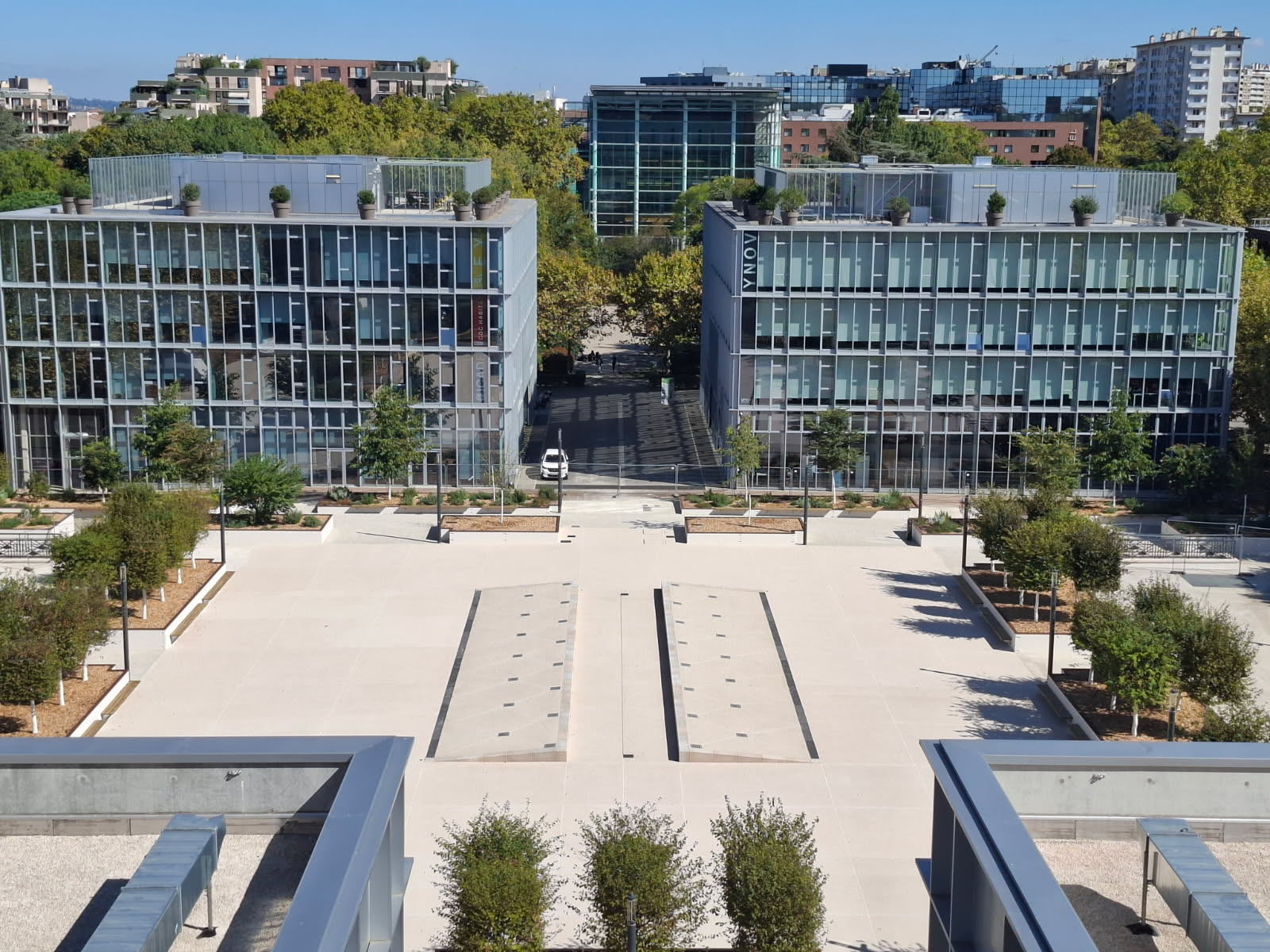 À Toulouse, la place de l'Europe se transforme en îlot de fraîcheur